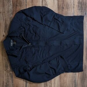 5.11 Tactical XPRT Uniform Work Long Sleeve Shirt Teflon Finish Size Small Blue